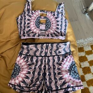 Geometric Patterned Two-Piece Set